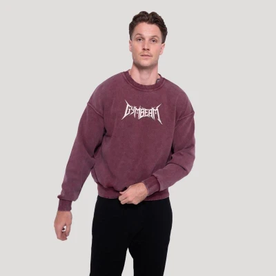 GymBeam Mikina Spike Burgundy