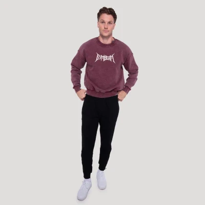 GymBeam Mikina Spike Burgundy