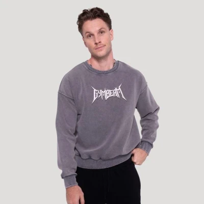 GymBeam Mikina Spike Gray GymBeam Mikina Spike Gray