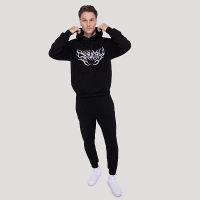 GymBeam Mikina Thorn Black