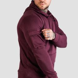 GymBeam Mikina TRN Hoodie Eggplant