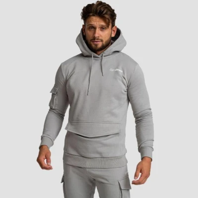 GymBeam Mikina TRN Hoodie Grey GymBeam Mikina TRN Hoodie Grey