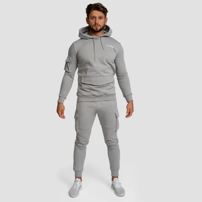 GymBeam Mikina TRN Hoodie Grey