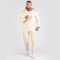 GymBeam Mikina TRN Hoodie Sand