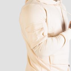 GymBeam Mikina TRN Hoodie Sand POUZE M - pískově hnědá (VÝPRODEJ)