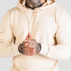 GymBeam Mikina TRN Hoodie Sand POUZE M - pískově hnědá (VÝPRODEJ)