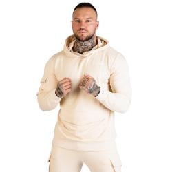GymBeam Mikina TRN Hoodie Sand POUZE M - pískově hnědá (VÝPRODEJ)