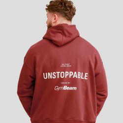 GymBeam Unstoppable Hoodie Red