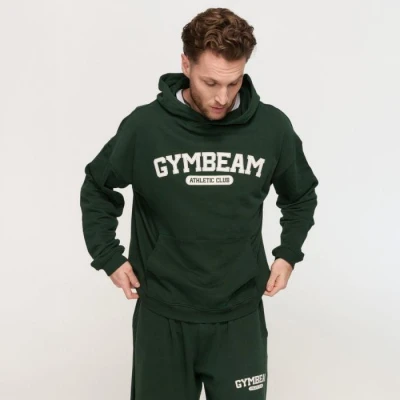 GymBeam Mikina Varsity Green GymBeam Mikina Varsity Green