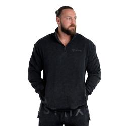 GymBeam STRIX Mikina Washed Washed Black