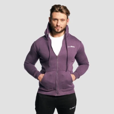 GymBeam Zipper Hoodie Obsidian pánská mikina se zipem