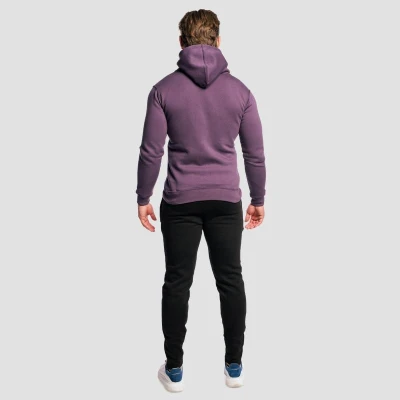 GymBeam Zipper Hoodie Obsidian pánská mikina se zipem