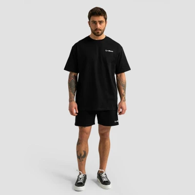GymBeam Tričko Oversized Limitless Black