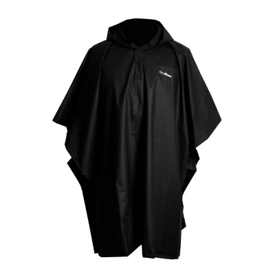 GymBeam Black nepromokavé pončo