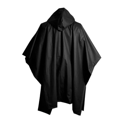 GymBeam Black nepromokavé pončo
