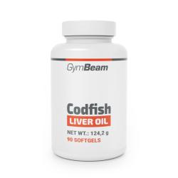 GymBeam Olej z tresčích pečene 90 kapsúl GymBeam Olej z tresčích pečene 90 kapsúl