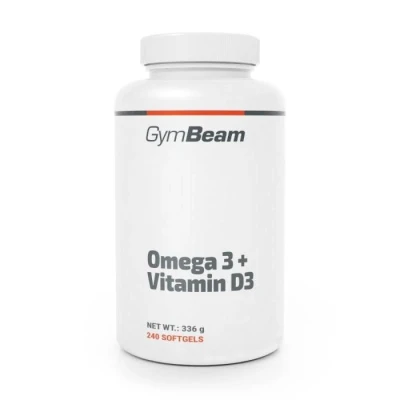 GymBeam Omega 3 + Vitamin D3 240 kaps. (VÝPRODEJ) GymBeam Omega 3 + Vitamin D3 240 kaps. (VÝPRODEJ)