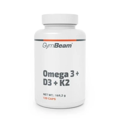 GymBeam Omega 3 + D3 + K2 120 kaps. GymBeam Omega 3 + D3 + K2 120 kaps.