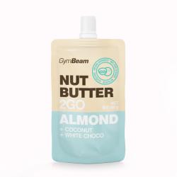 GymBeam Ořechové máslo 2GO - mandlové máslo s kokosem a bílou čokoládou 15 x 80 g GymBeam Ořechové máslo 2GO - mandlové máslo s kokosem a bílou čokoládou 15 x 80 g