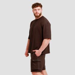 GymBeam Oversized Unstoppable T-shirt Brown