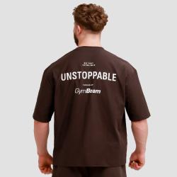 GymBeam Oversized Unstoppable T-shirt Brown