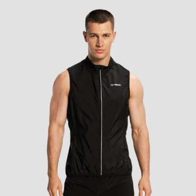 GymBeam Pánská běžecká vesta Pulse X Black GymBeam Pánská běžecká vesta Pulse X Black