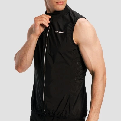 GymBeam Pánská běžecká vesta Pulse X Black
