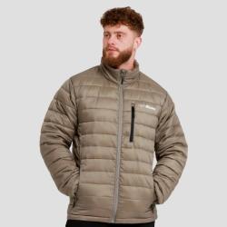GymBeam Pánska bunda Puffer Vetiver/Black GymBeam Pánska bunda Puffer Vetiver/Black