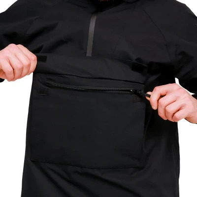 GymBeam Pánská bunda Rain Smock Black