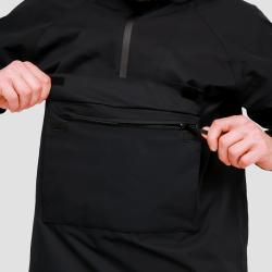 GymBeam Pánska bunda Rain Smock Black