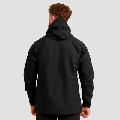 GymBeam Pánská bunda Rain Smock Black