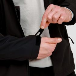 GymBeam Pánská bunda Softshell Black