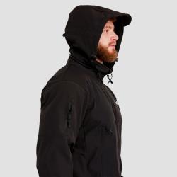 GymBeam Pánská bunda Softshell Black POUZE L (VÝPRODEJ)