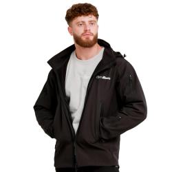 GymBeam Pánská bunda Softshell Black POUZE L (VÝPRODEJ)