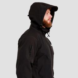GymBeam Pánska bunda Softshell Black POUZE XL (VÝPREDAJ)