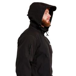 GymBeam Pánska bunda Softshell Black POUZE XL (VÝPREDAJ)