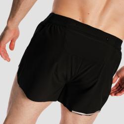 GymBeam Pánské běžecké šortky Pulse X Black