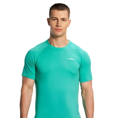 GymBeam Pulse X Green pánské běžecké triko