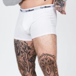 GymBeam Pánske boxerky Essentials 3Pack White GymBeam Pánske boxerky Essentials 3Pack White