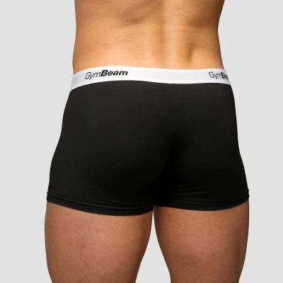 GymBeam Pánské boxerky Essentials 3Pack Black