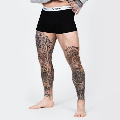 GymBeam Pánské boxerky Essentials 3Pack Black