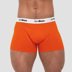 GymBeam Pánske boxerky Essentials 3Pack Orange POUZE XL (VÝPRODEJ)