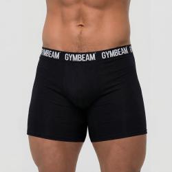 GymBeam Pánské boxerky FIT 3Pack Black