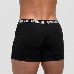 GymBeam Pánské boxerky FIT 3Pack Black