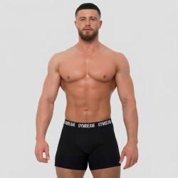 GymBeam Pánské boxerky FIT 3Pack Black