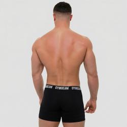 GymBeam Pánské boxerky FIT 3Pack Black
