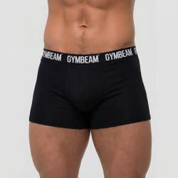 GymBeam Pánske boxerky FIT Trunks 3Pack Black