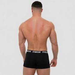 GymBeam Pánske boxerky FIT Trunks 3Pack Black