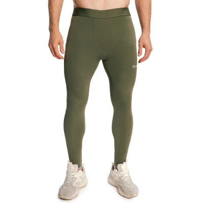 GymBeam Men‘s Combat Leggings Olive Grey