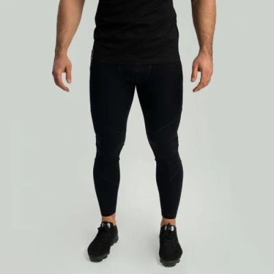 GymBeam Essential STRIX černé pánské legíny